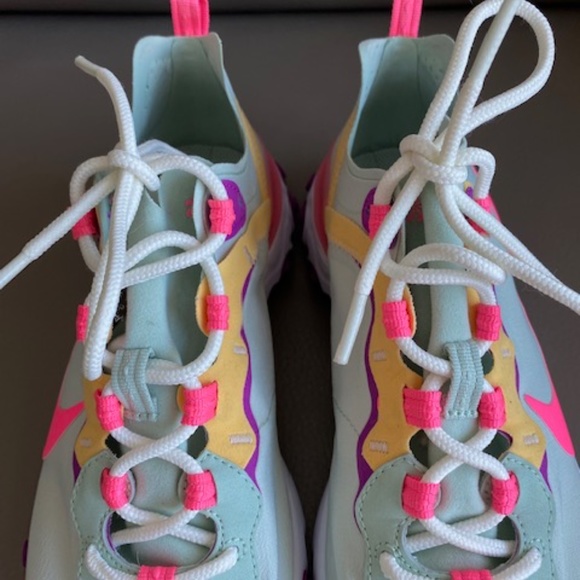 Nike React Element 55 sneakers running shoes US 7 Pistachio Frost - like NEW - Picture 8 of 16